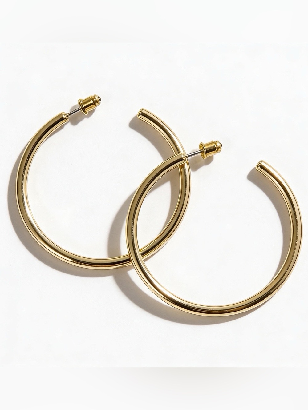 New Ettika Classic Gold Hoop Earrings
